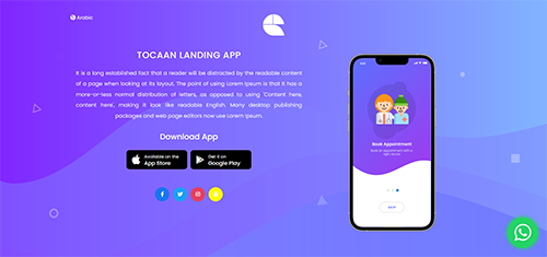 Landing App